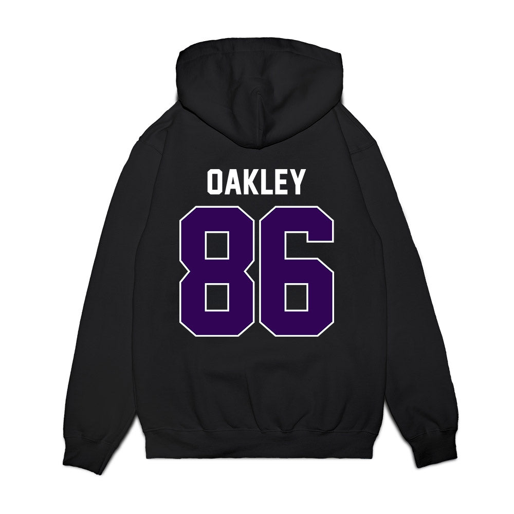 Kansas State - NCAA Football : Garrett Oakley - Vintage Helmet Premium Hooded Sweatshirt-1