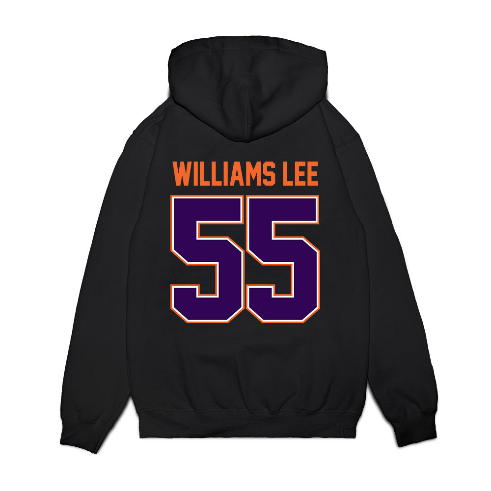 Clemson - NCAA Football : Makhi Williams Lee - Vintage Helmet Premium Hooded Sweatshirt-1