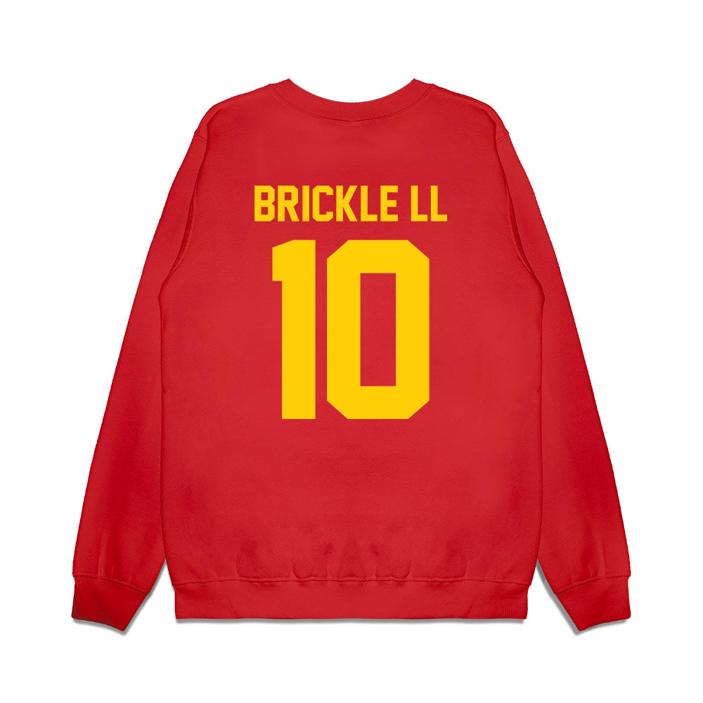 Maryland - NCAA Football : Cam Brickle ll - Vintage Helmet Premium Crewneck Sweatshirt-1