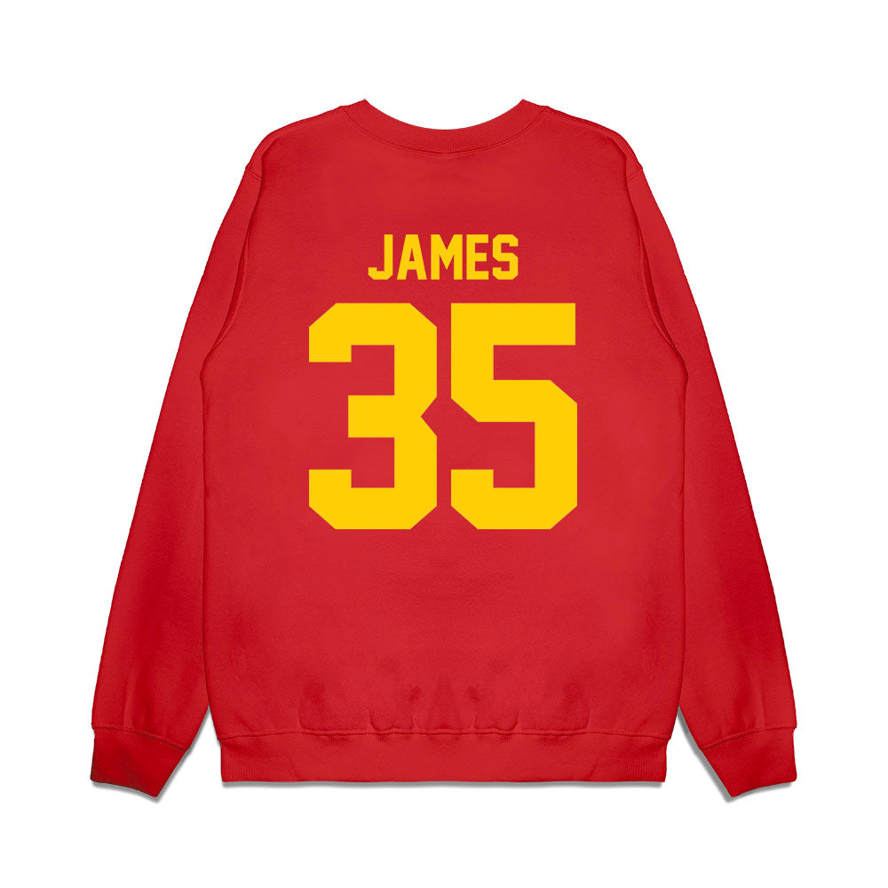Maryland - undefined : Keyari James - Vintage Helmet Premium Crewneck Sweatshirt-1