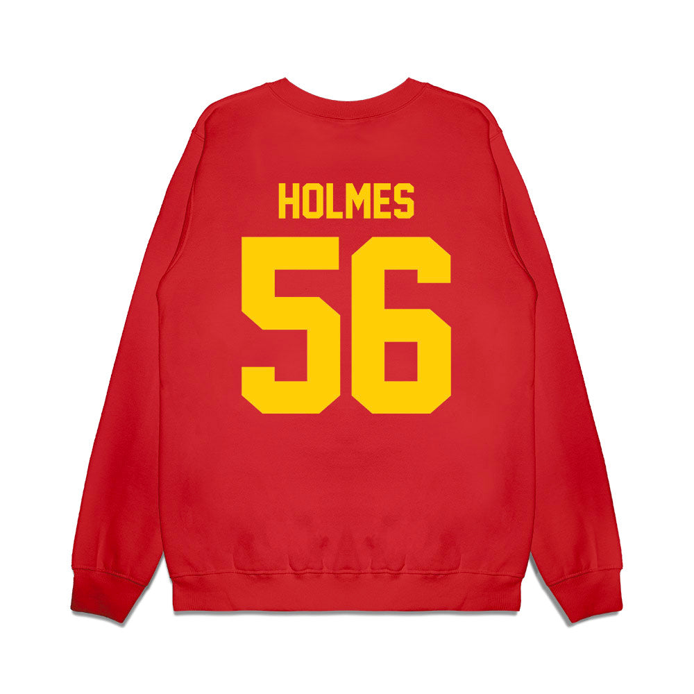 Maryland - NCAA Football : DD Holmes - Vintage Helmet Premium Crewneck Sweatshirt-1