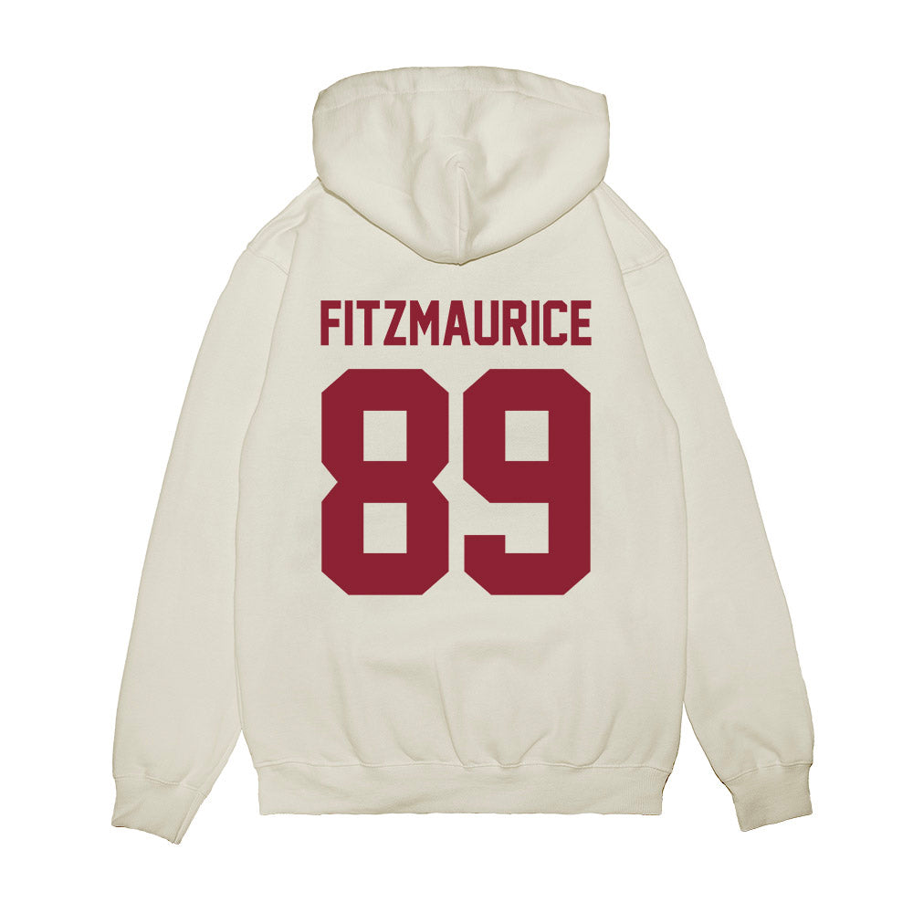 Iowa State - NCAA Football : Donovan Fitzmaurice - Vintage Helmet Premium Hooded Sweatshirt-1
