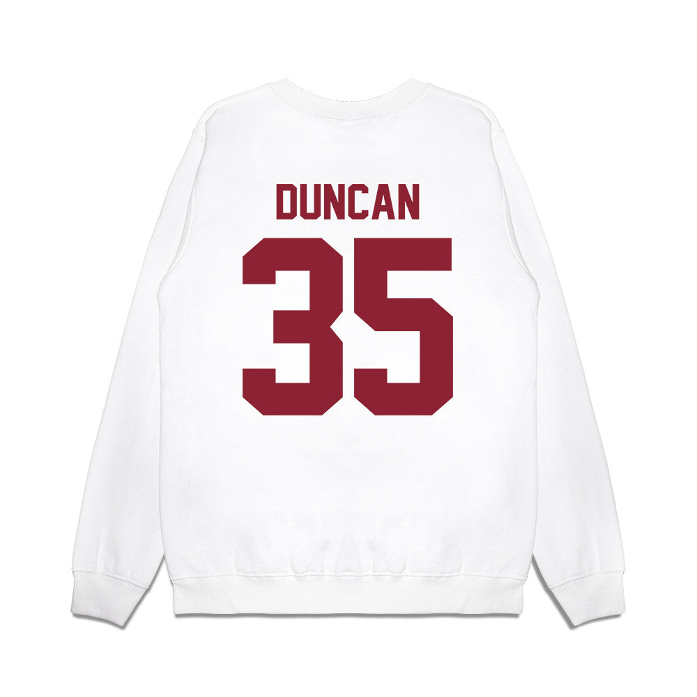 Iowa State - NCAA Football : Tayten Duncan - Vintage Helmet Premium Crewneck Sweatshirt-1