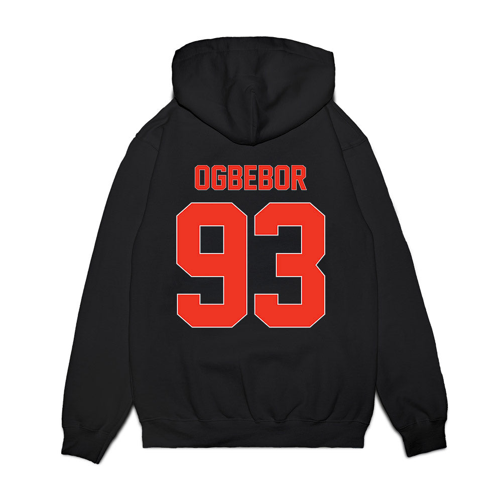 Syracuse - NCAA Football : Nissi Ogbebor - Vintage Helmet Premium Hooded Sweatshirt-1