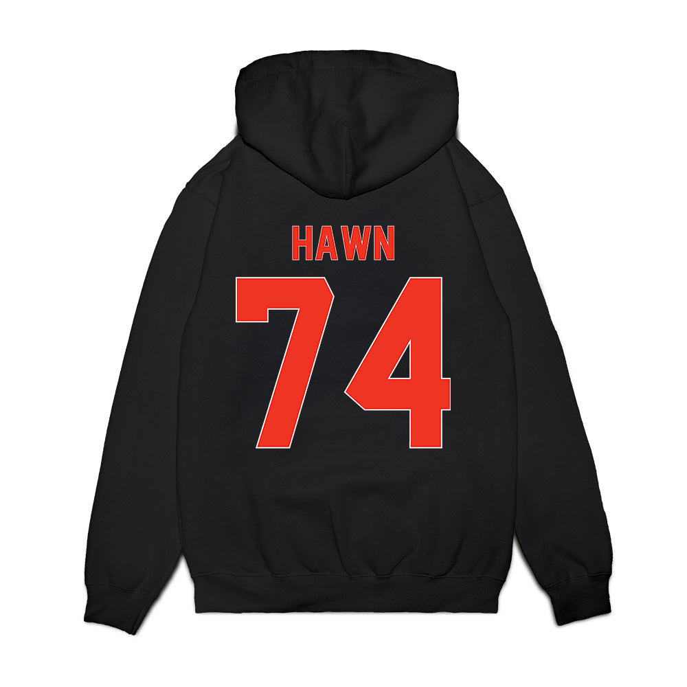 Syracuse - NCAA Football : Matt Hawn - Vintage Helmet Premium Hooded Sweatshirt-1