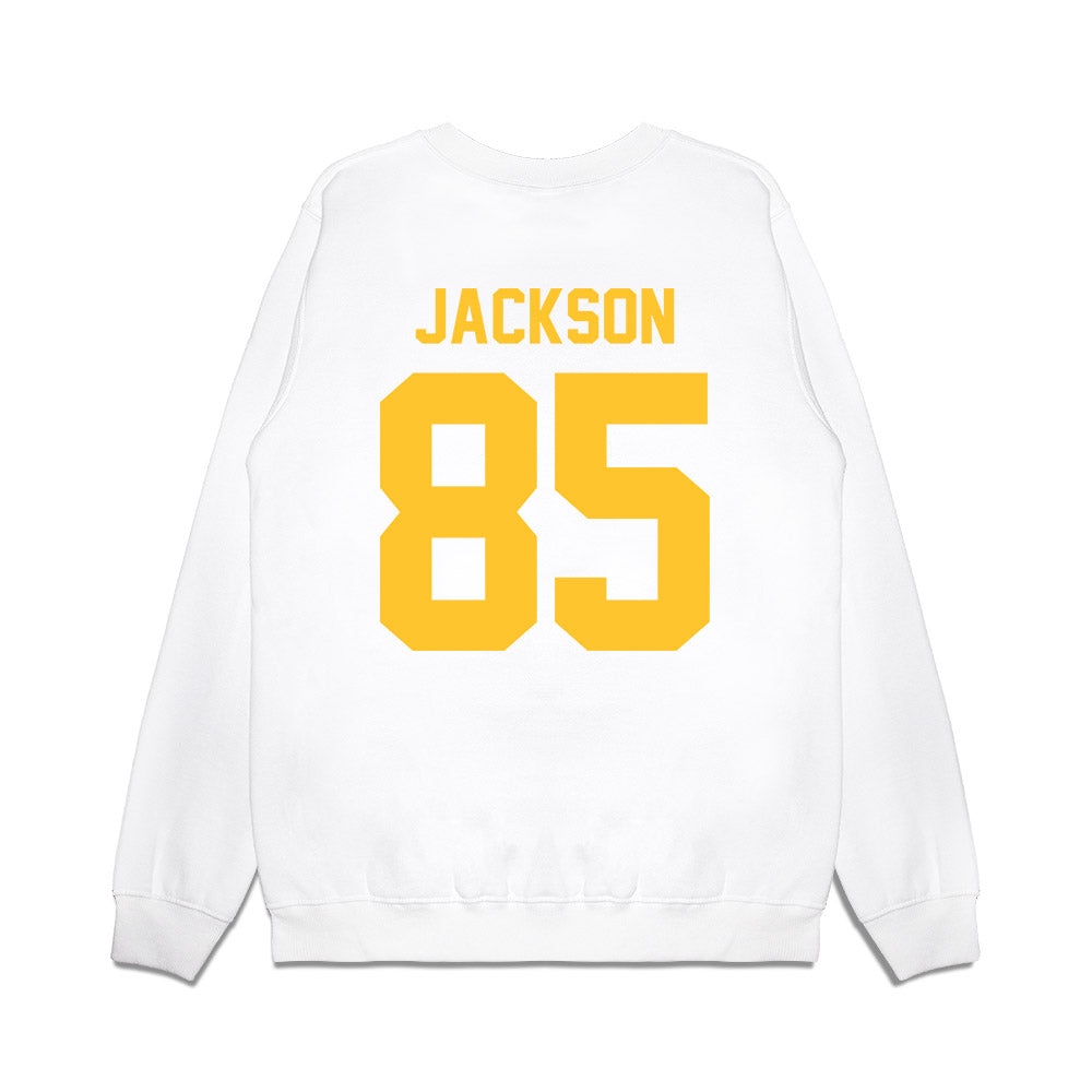 LSU - NCAA Football : Josh Jackson - Vintage Helmet Premium Crewneck Sweatshirt-1