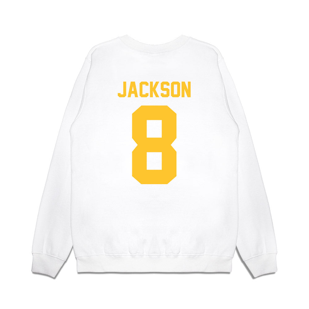 LSU - NCAA Football : Jakeem Jackson - Vintage Helmet Premium Crewneck Sweatshirt-1