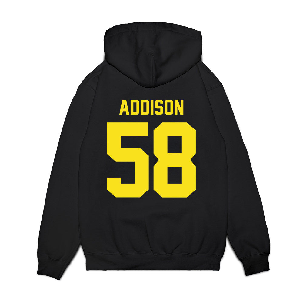 Oregon - NCAA Football : Ziyare Addison - Vintage Helmet Premium Hooded Sweatshirt-1