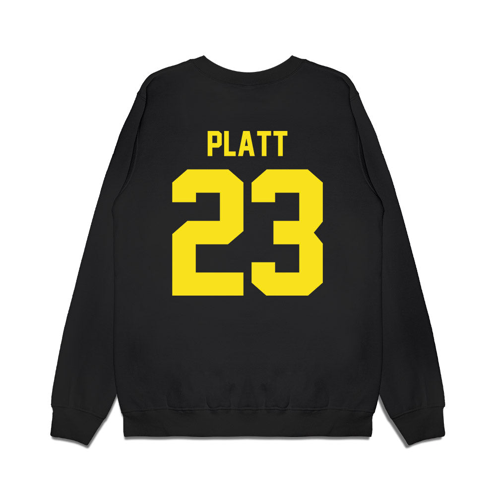 Oregon - NCAA Football : Brayden Platt - Vintage Helmet Premium Crewneck Sweatshirt-1
