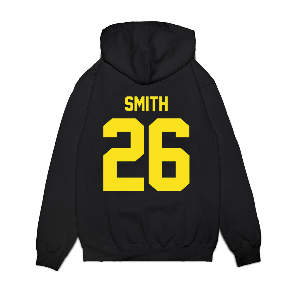 Oregon - NCAA Football : Brandon Smith - Vintage Helmet Premium Hooded Sweatshirt-1