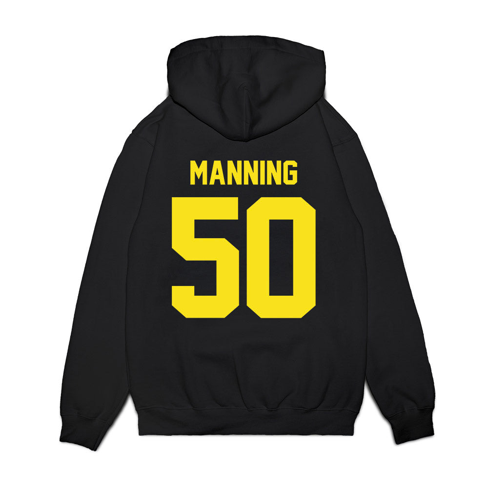 Oregon - NCAA Football : Demetri Manning - Vintage Helmet Premium Hooded Sweatshirt-1