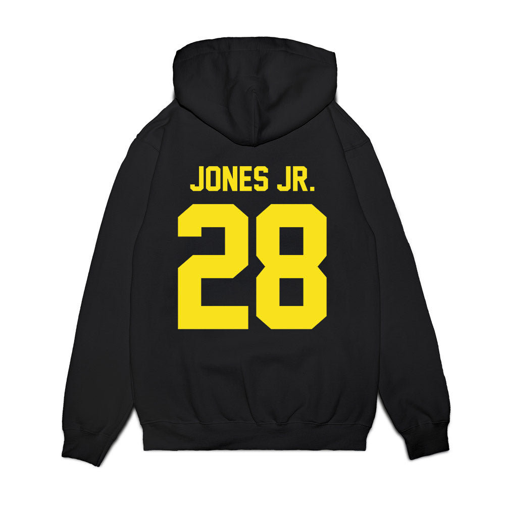 Oregon - NCAA Football : Anthony Jones Jr. - Vintage Helmet Premium Hooded Sweatshirt-1