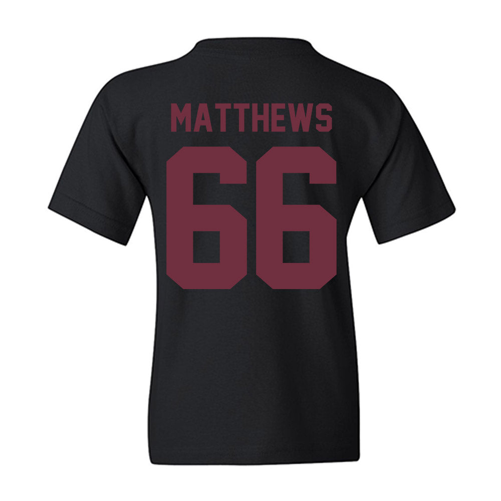 Mississippi State - NCAA Football : Jaelyne Matthews - Vintage Helmet Youth T-Shirt-1