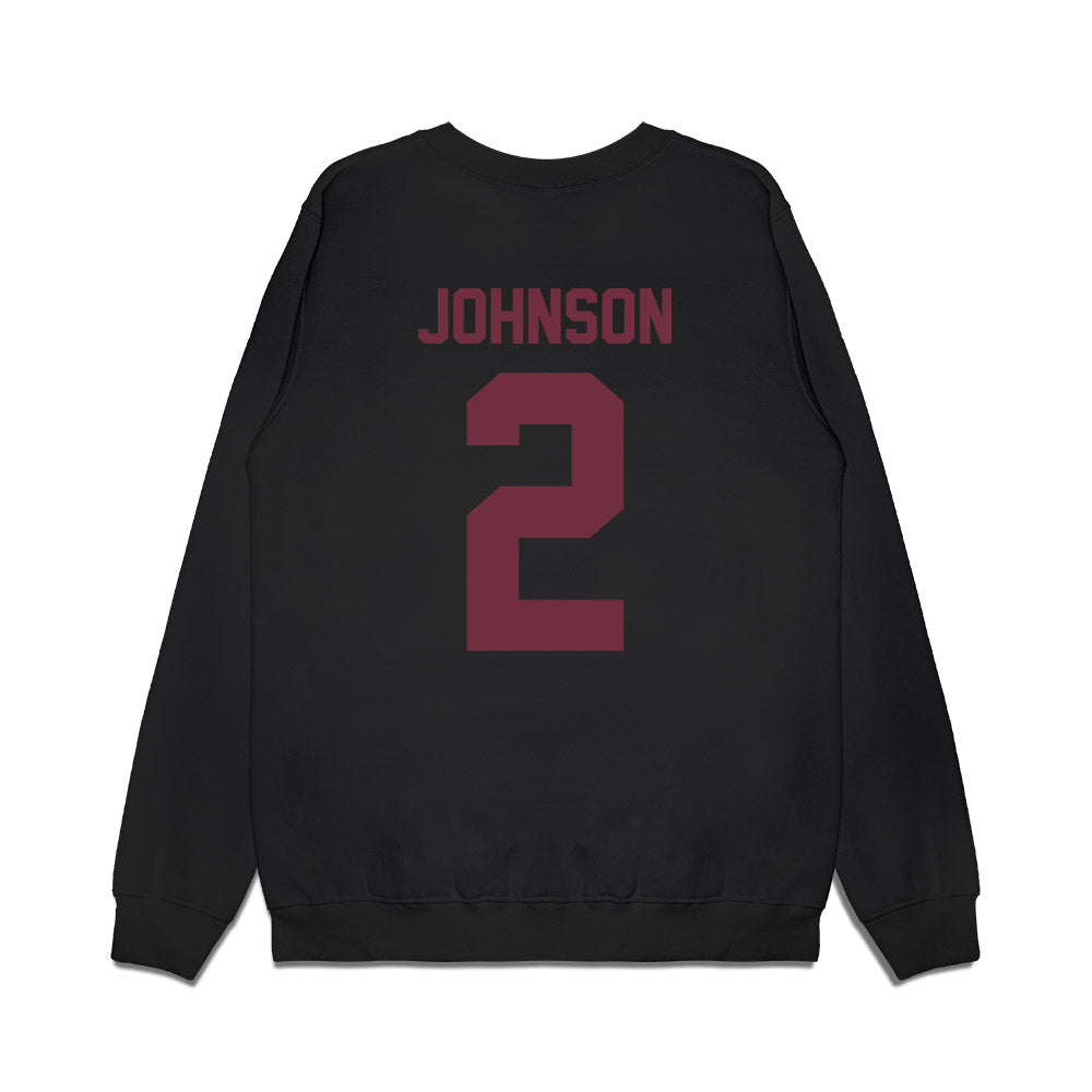 Mississippi State - NCAA Football : Marquis Johnson - Vintage Helmet Premium Crewneck Sweatshirt-1