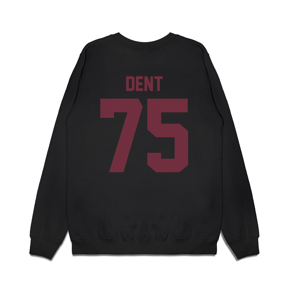 Mississippi State - NCAA Football : Isaiah Dent - Vintage Helmet Premium Crewneck Sweatshirt-1