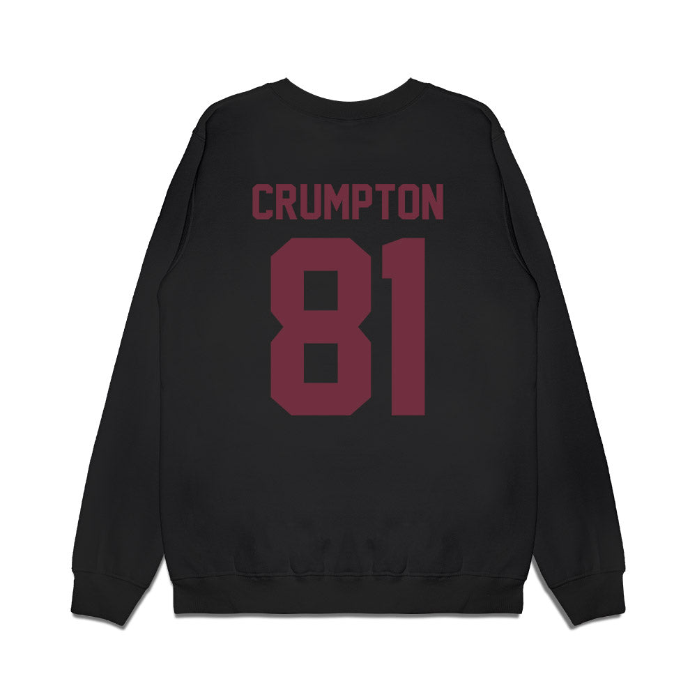 Mississippi State - NCAA Football : Zion Crumpton - Vintage Helmet Premium Crewneck Sweatshirt-1