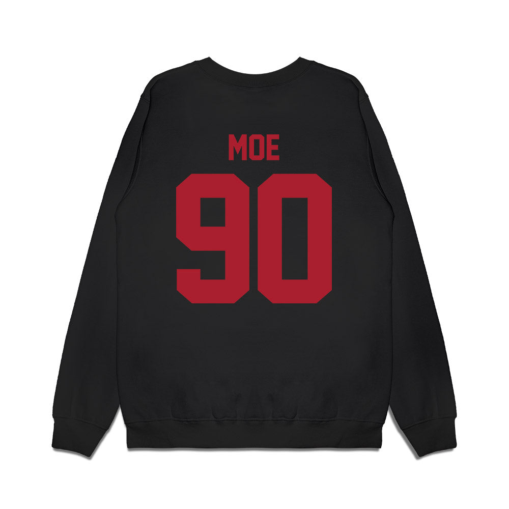 Utah - NCAA Football : Jireh Moe - Vintage Helmet Premium Crewneck Sweatshirt-1
