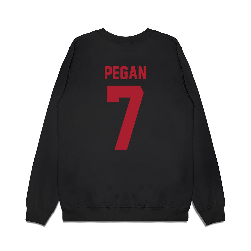 Utah - NCAA Football : Braden Pegan - Vintage Helmet Premium Crewneck Sweatshirt-1