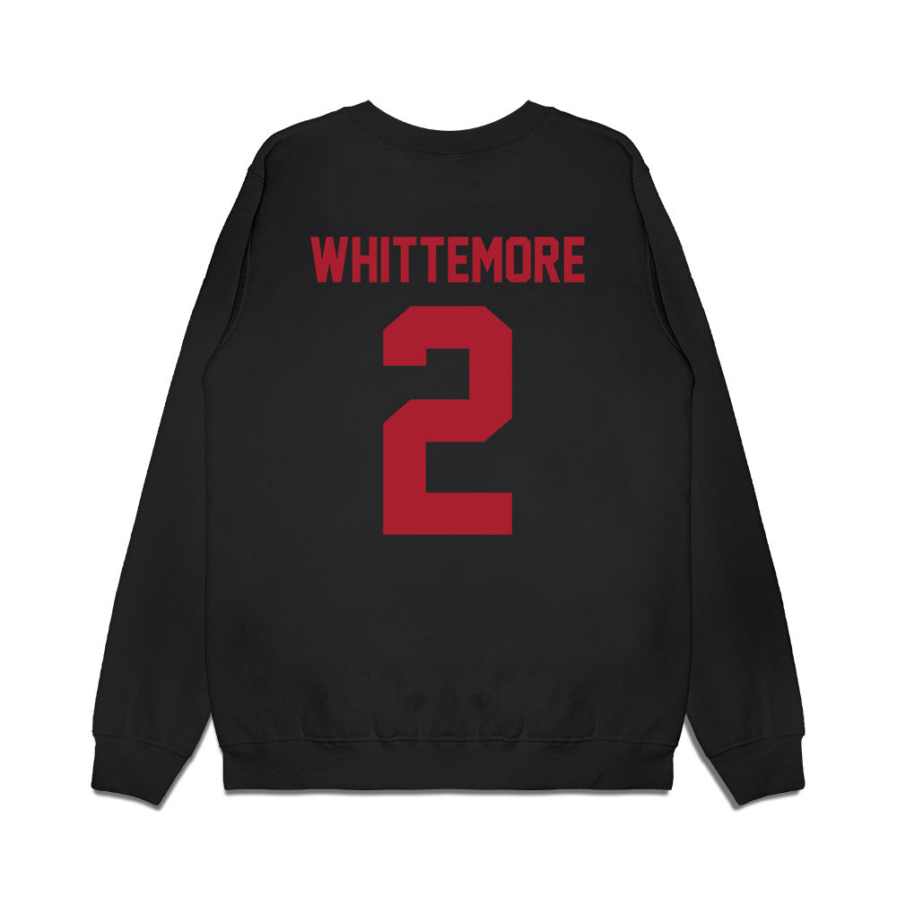 Utah - NCAA Football : Creed Whittemore - Vintage Helmet Premium Crewneck Sweatshirt-1