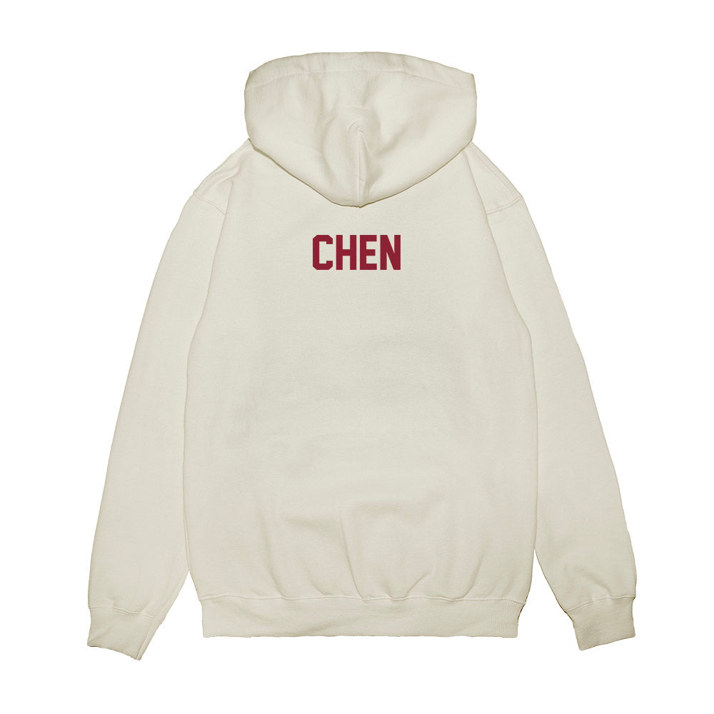 South Carolina - NCAA Football : Vincent Chen - Vintage Helmet Premium Hooded Sweatshirt-1