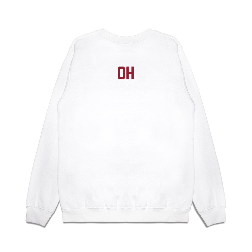 South Carolina - NCAA Football : Matthew Oh - Vintage Helmet Premium Crewneck Sweatshirt-1