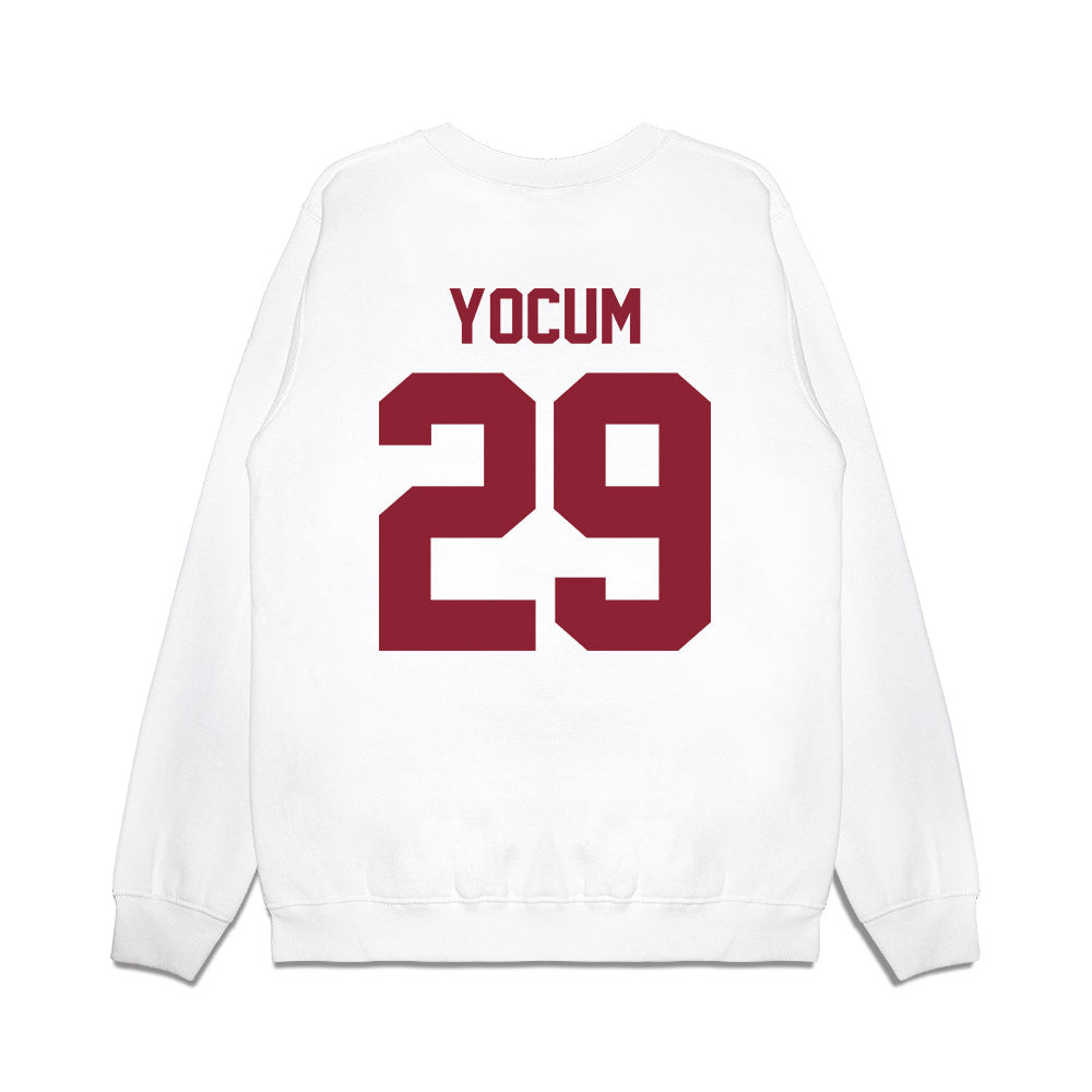 South Carolina - NCAA Football : Gunnar Yocum - Vintage Helmet Premium Crewneck Sweatshirt-1
