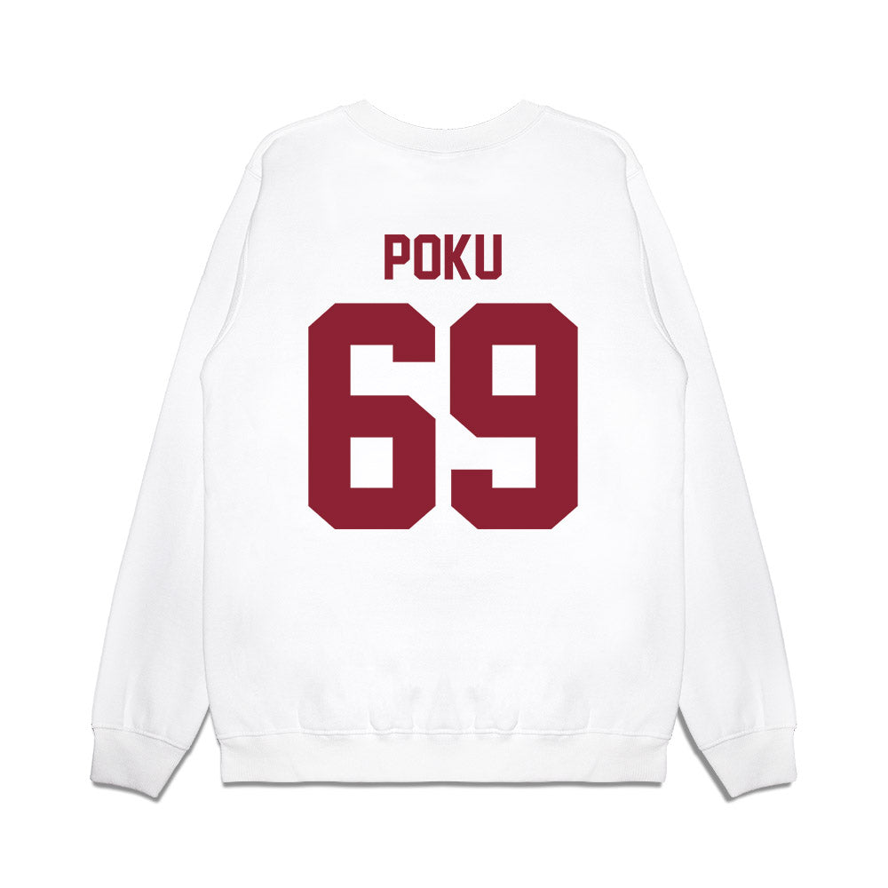 South Carolina - NCAA Football : Emmanuel Poku - Vintage Helmet Premium Crewneck Sweatshirt-1