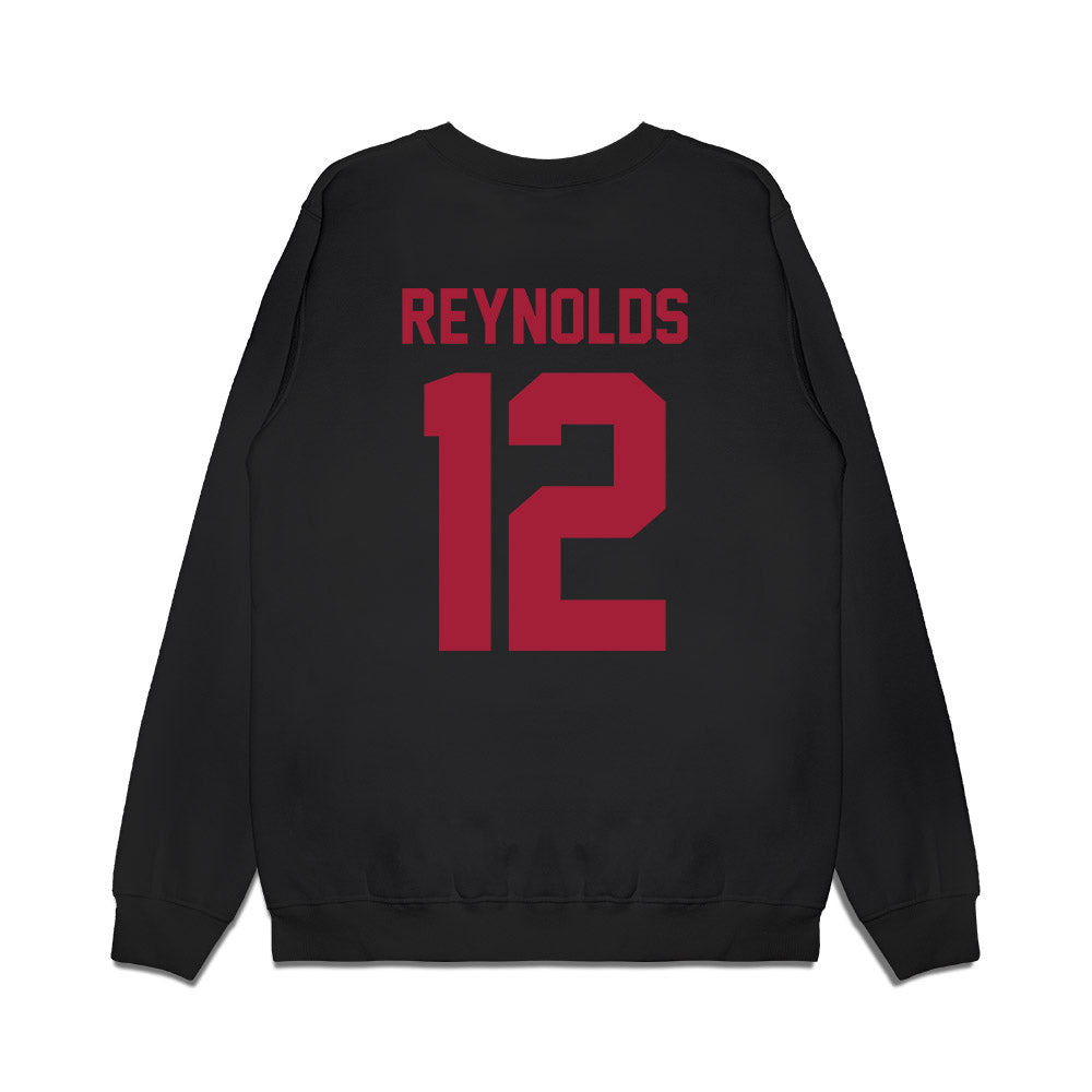 WSU - NCAA Football : Carsten Reynolds - Vintage Helmet Premium Crewneck Sweatshirt-1