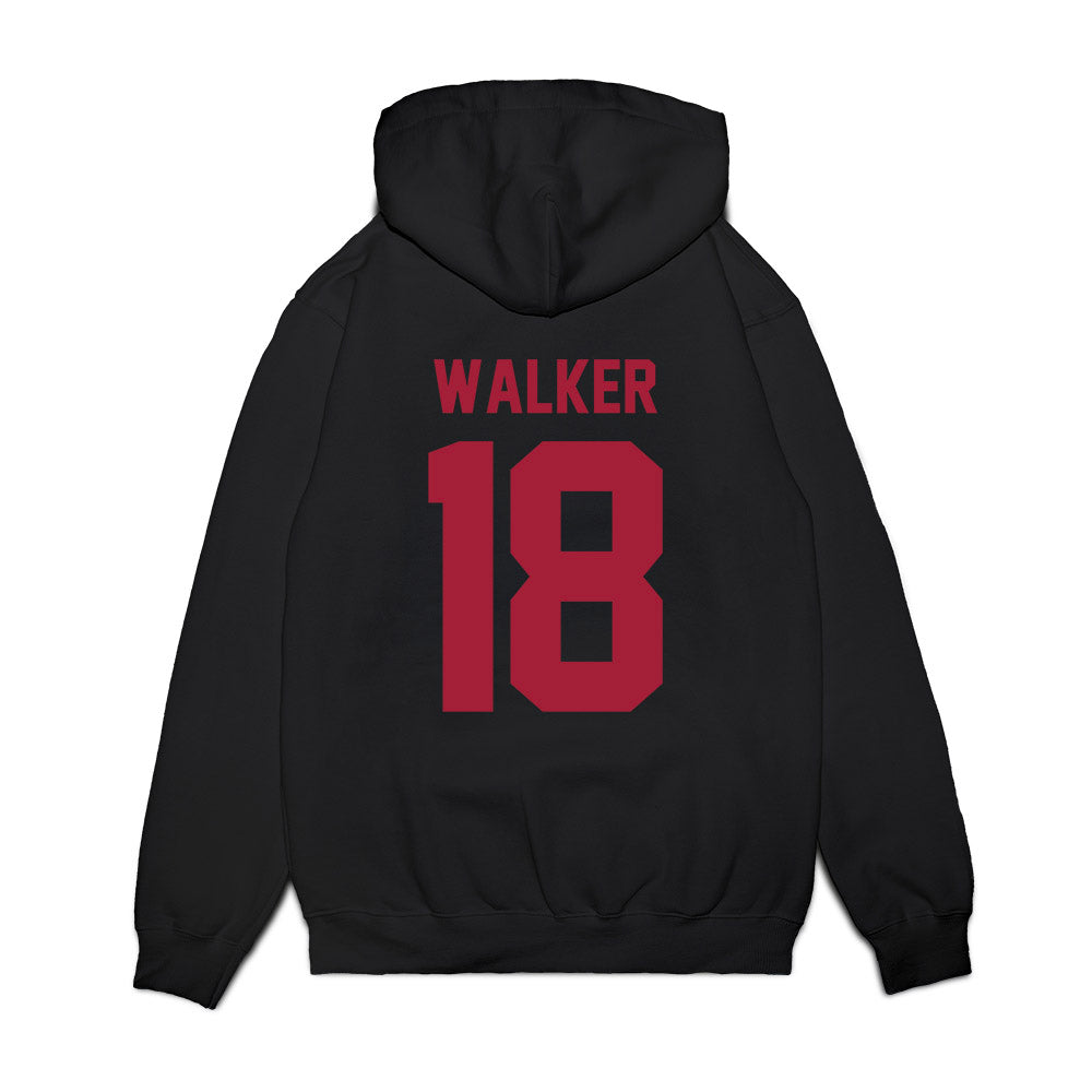 WSU - NCAA Football : Jevon Walker - Vintage Helmet Premium Hooded Sweatshirt-1