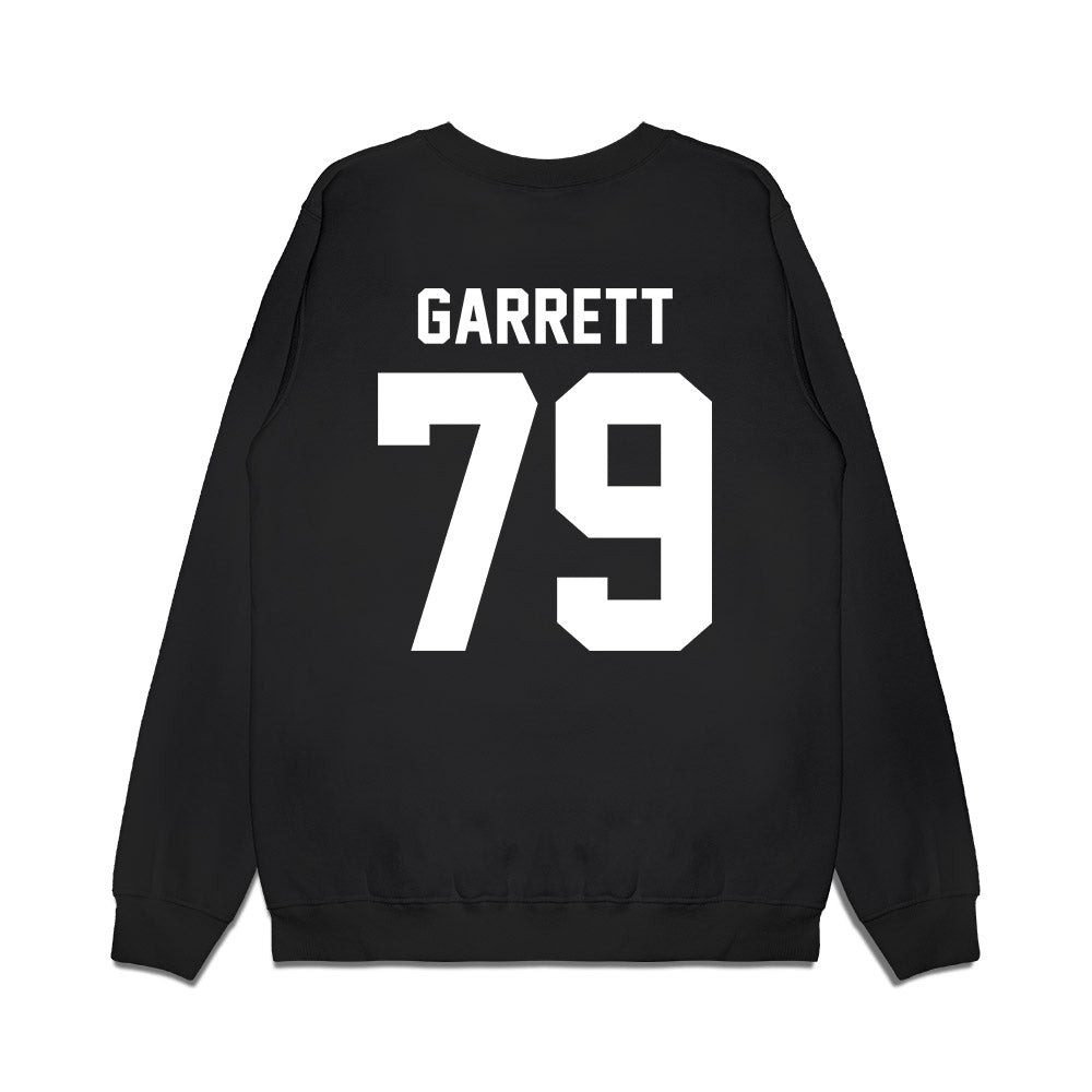 Virginia Tech - NCAA Football : Johnny Garrett - Vintage Helmet Premium Crewneck Sweatshirt-1