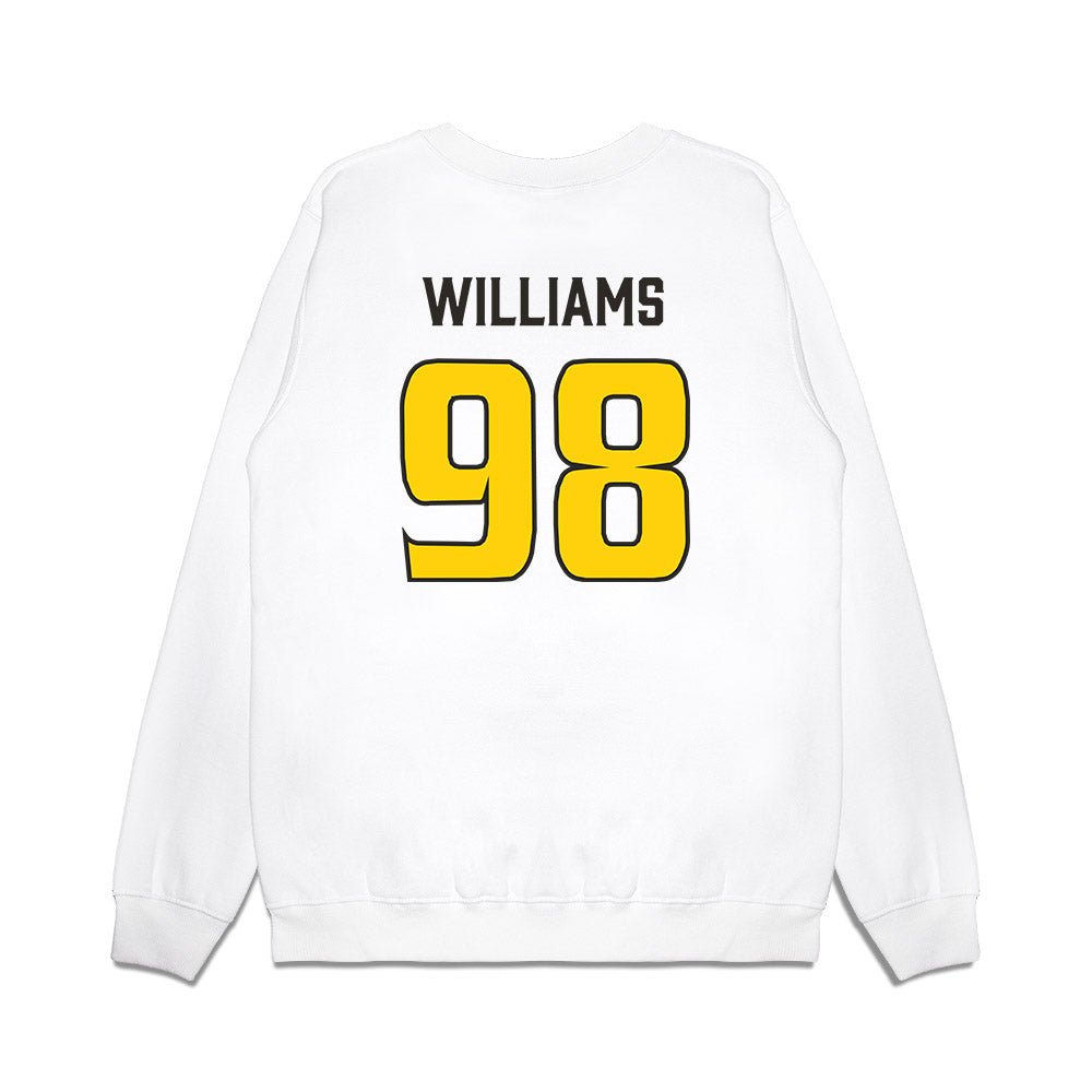 USF - NCAA Football : Marcus Williams - Retro Sports Shersey Premium Crewneck Sweatshirt-1