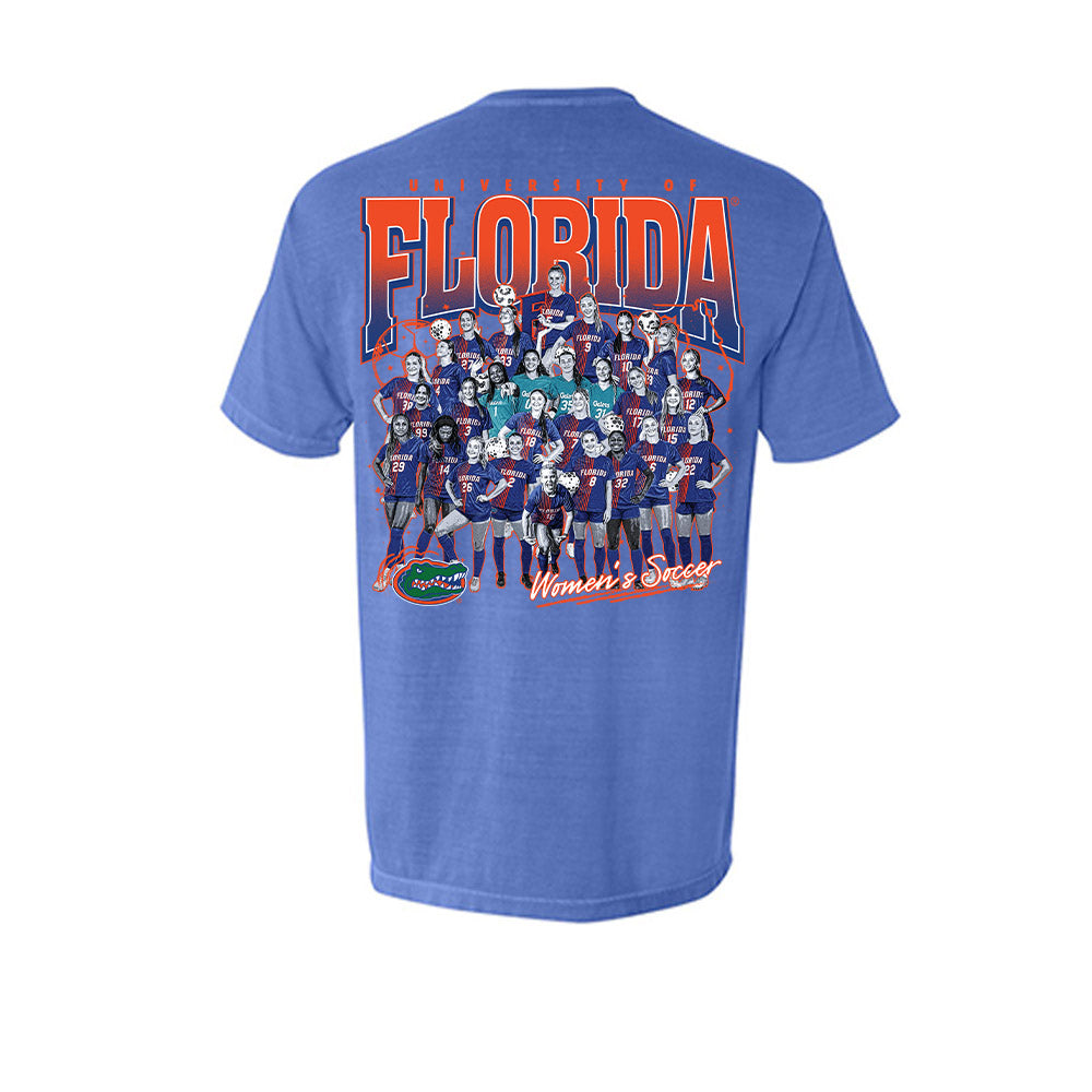 Florida - NCAA Women's Soccer : - Team Collage Short Sleeves Pocket T-Shirt-1