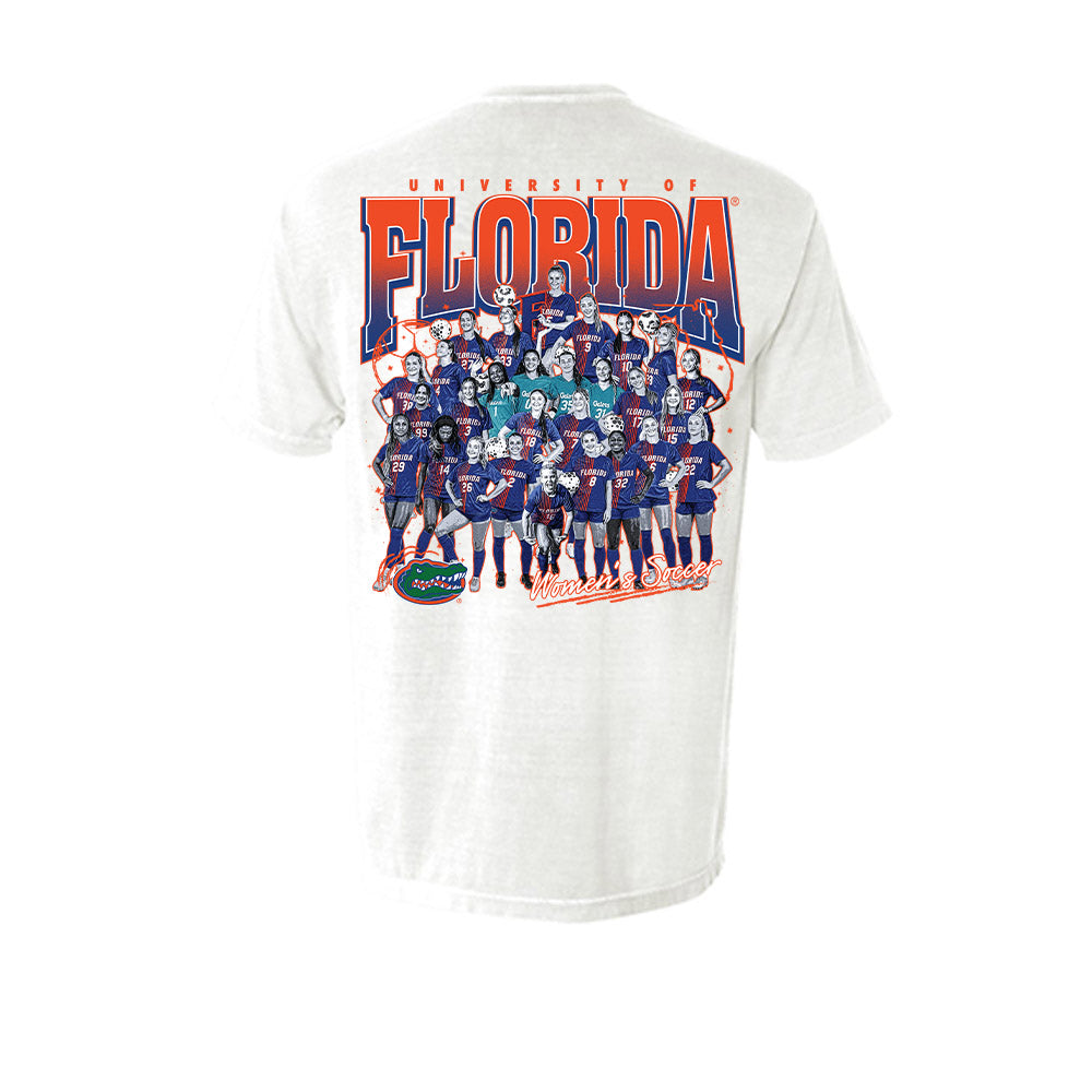 Florida - NCAA Women's Soccer : - Team Collage Short Sleeves Pocket T-Shirt-1