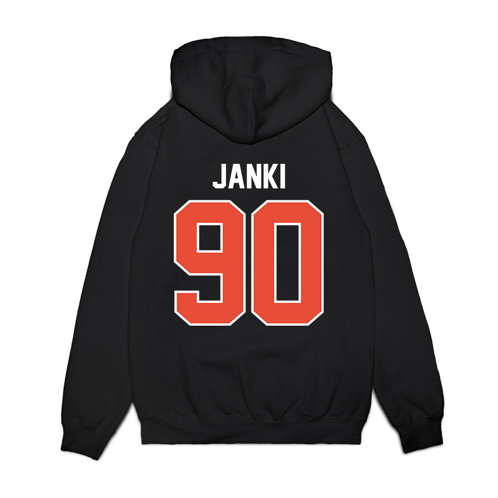 Illinois - NCAA Football : Carter Janki - Vintage Helmet Premium Hooded Sweatshirt-1