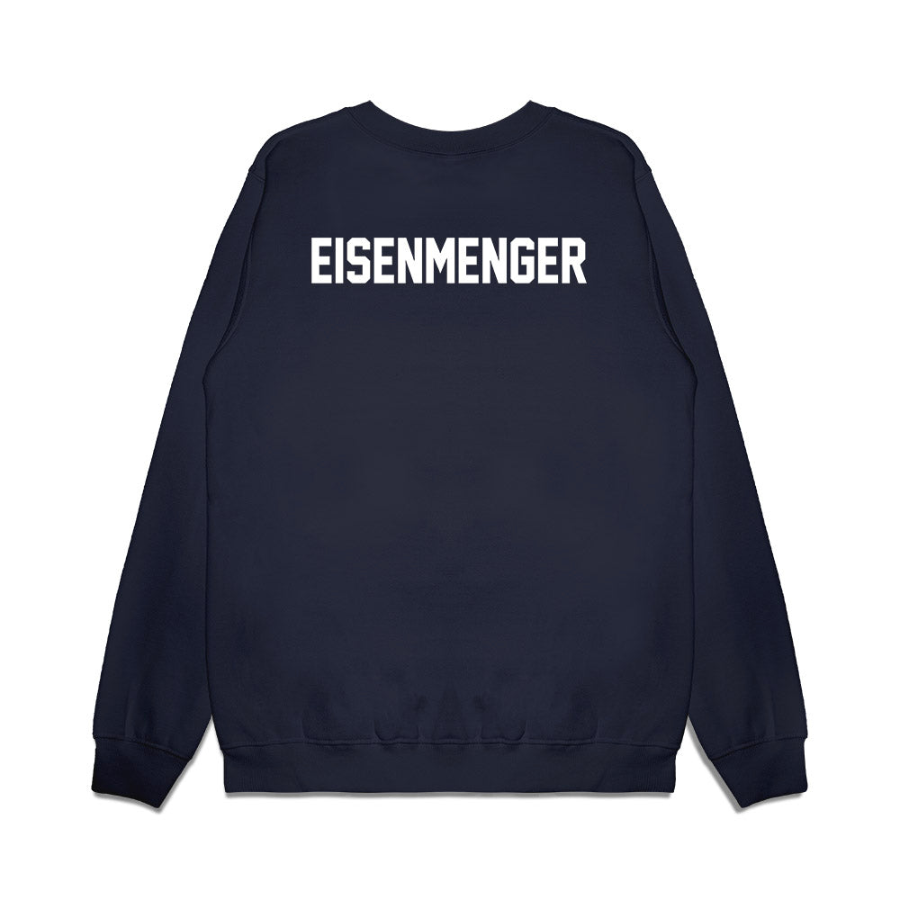 Illinois - NCAA Football : Dane Eisenmenger - Vintage Helmet Premium Crewneck Sweatshirt-1
