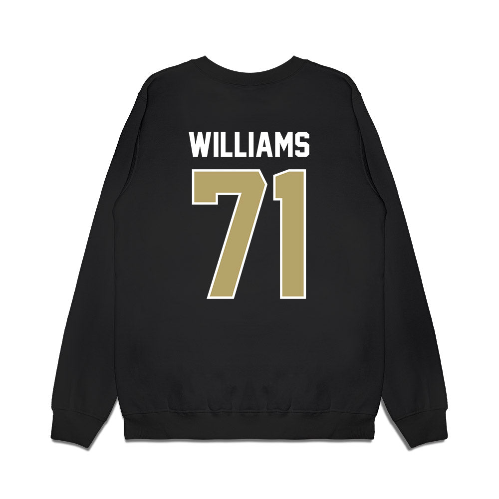 Central Florida - NCAA Football : Amahn Williams - Vintage Helmet Premium Crewneck Sweatshirt-1