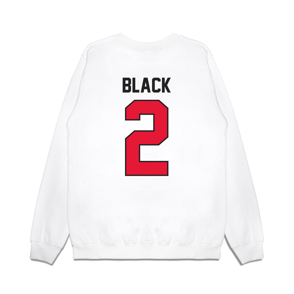 Rutgers - NCAA Football : Benjamin Black - Vintage Helmet Premium Crewneck Sweatshirt-1