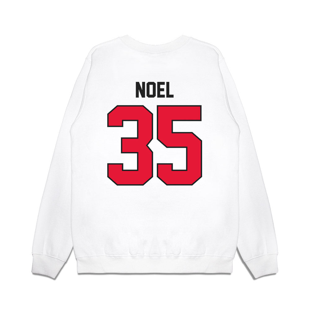 Rutgers - NCAA Football : Latrell Noel - Vintage Helmet Premium Crewneck Sweatshirt-1