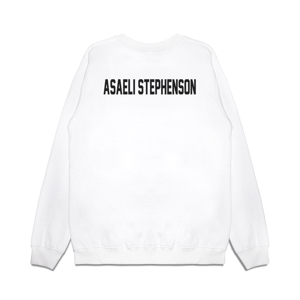 Rutgers - NCAA Football : Ian Asaeli Stephenson - Vintage Helmet Premium Crewneck Sweatshirt-1