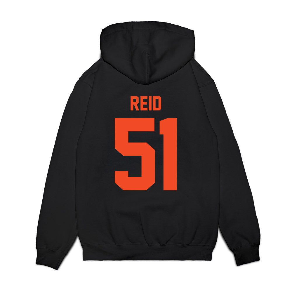 Virginia - NCAA Football : Grayson Reid - Vintage Helmet Premium Hooded Sweatshirt-1