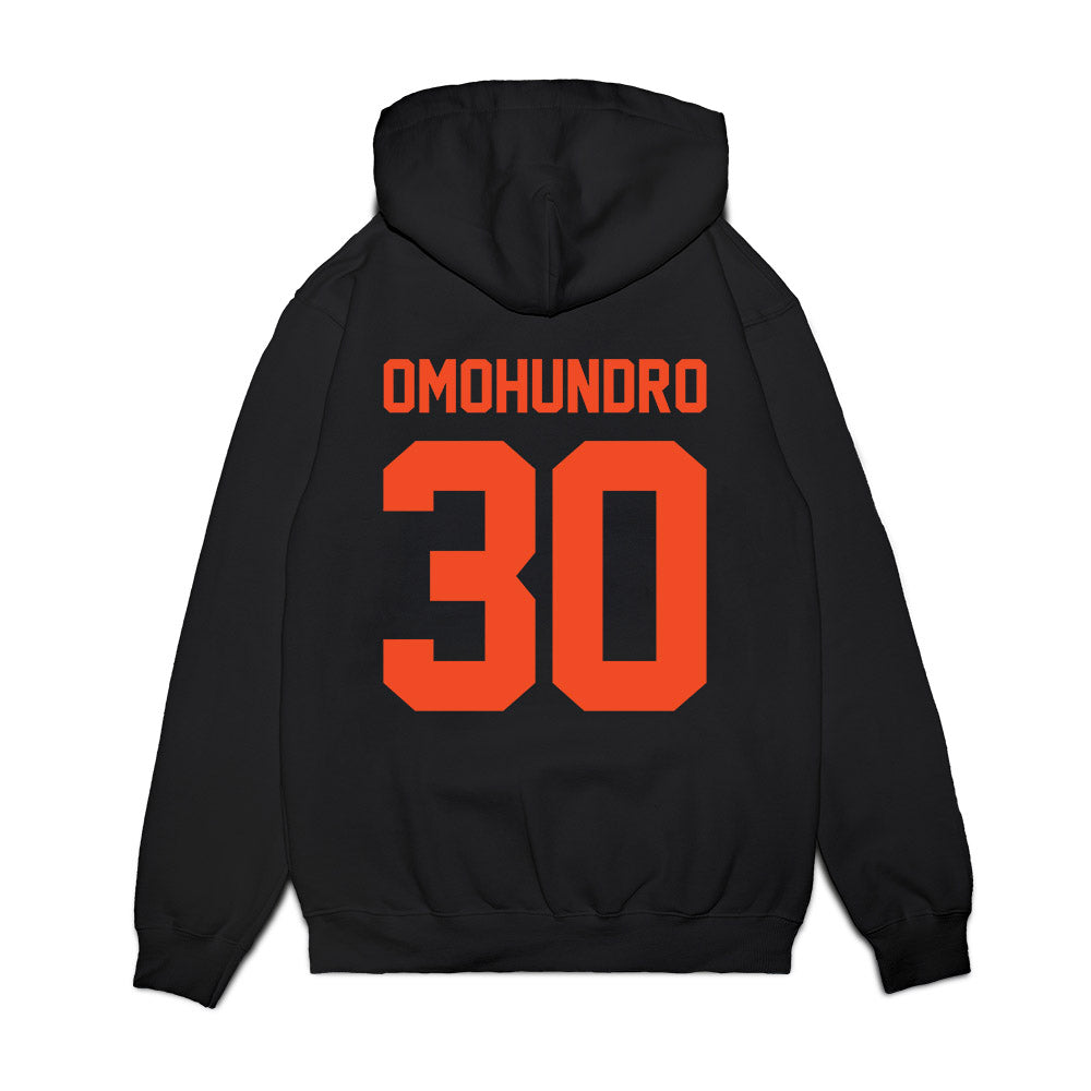 Virginia - NCAA Football : Henry Omohundro - Vintage Helmet Premium Hooded Sweatshirt-1