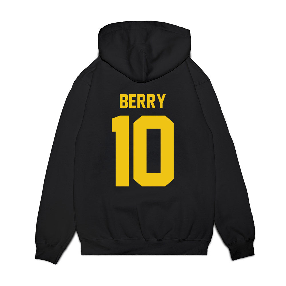 Michigan - NCAA Football : Zeke Berry - Vintage Helmet Premium Hooded Sweatshirt-1