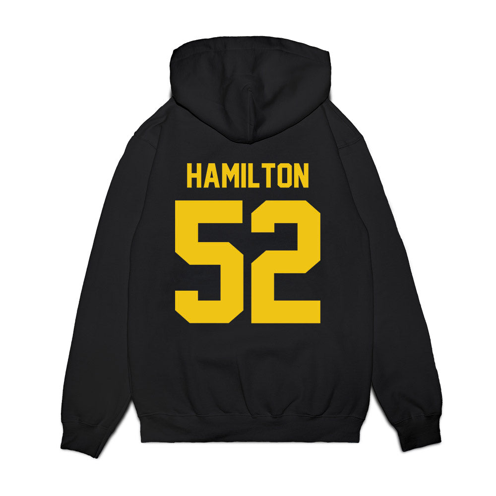 Michigan - NCAA Football : Ace Hamilton - Vintage Helmet Premium Hooded Sweatshirt-1