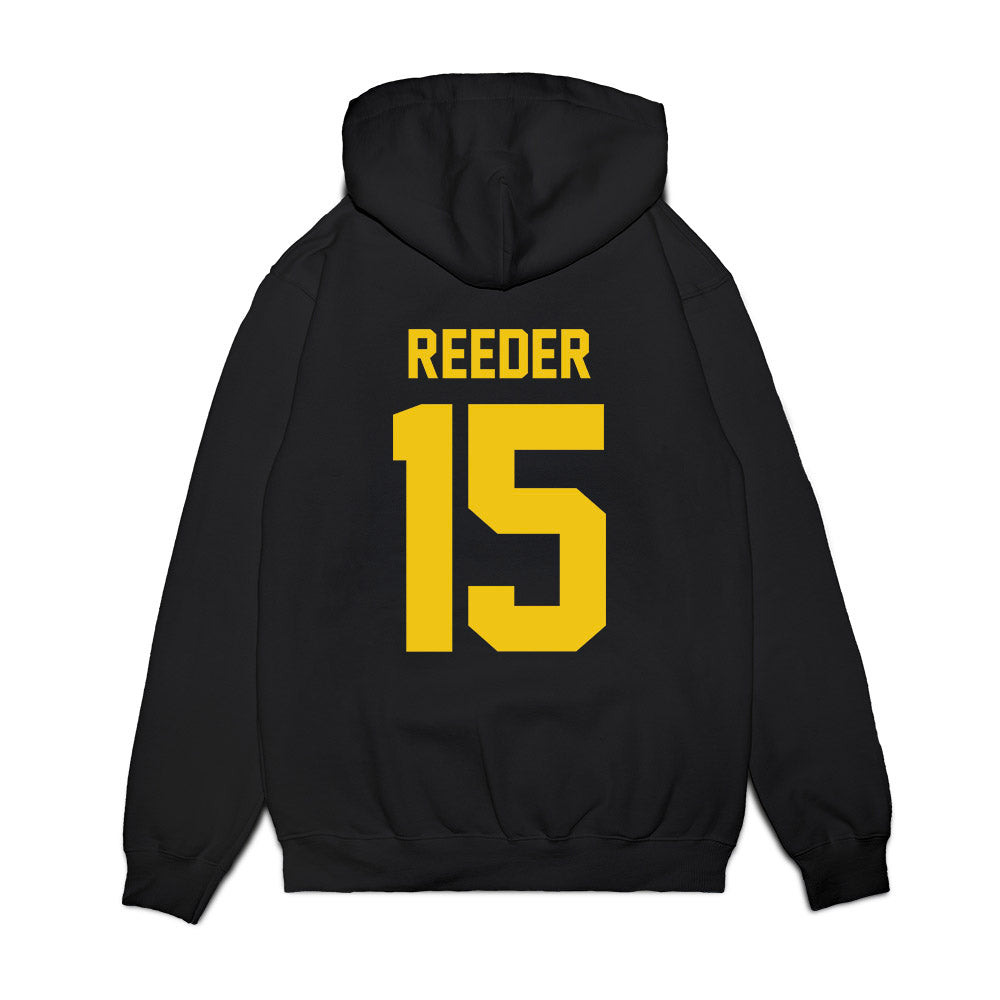 Michigan - NCAA Football : Aden Reeder - Vintage Helmet Premium Hooded Sweatshirt-1