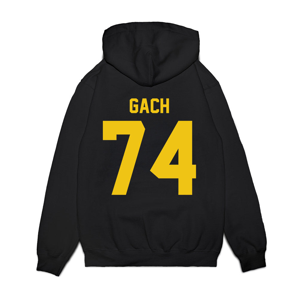 Michigan - NCAA Football : Avery Gach - Vintage Helmet Premium Hooded Sweatshirt-1