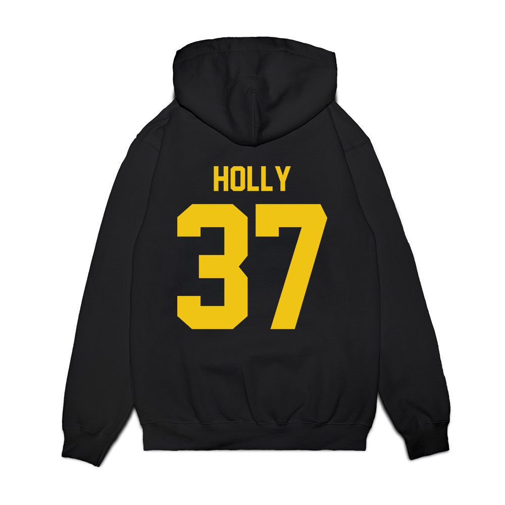 Michigan - NCAA Football : Julius Holly - Vintage Helmet Premium Hooded Sweatshirt-1