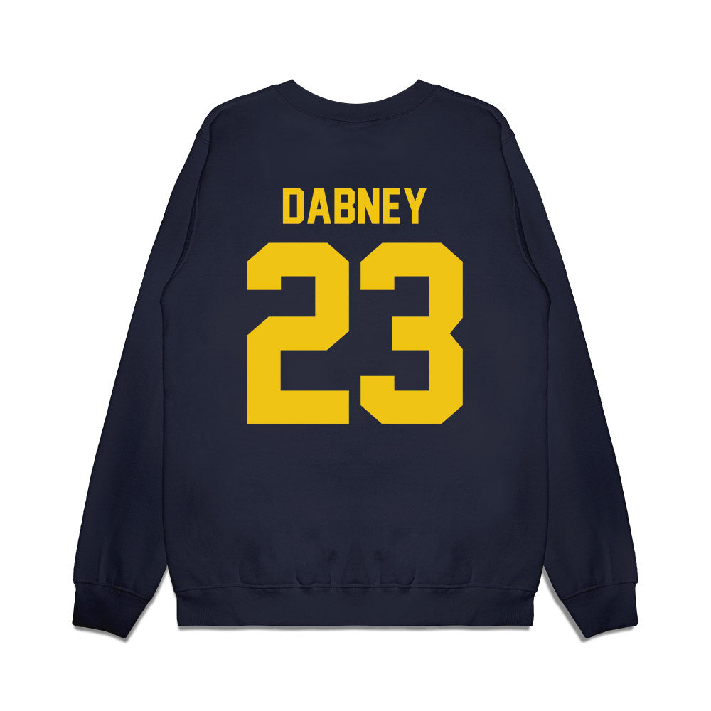 Michigan - NCAA Football : Markel Dabney - Vintage Helmet Premium Crewneck Sweatshirt-1