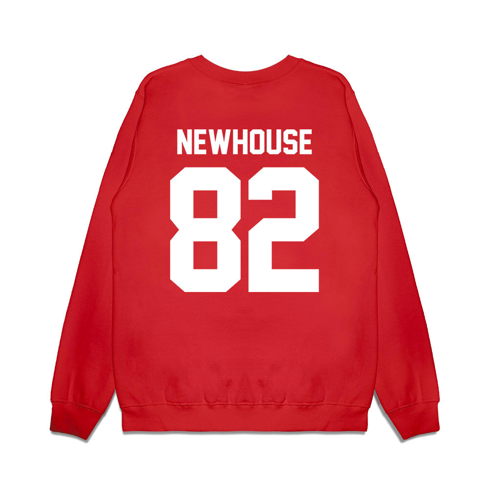 Houston - NCAA Football : Jack Newhouse - Vintage Helmet Premium Crewneck Sweatshirt-1