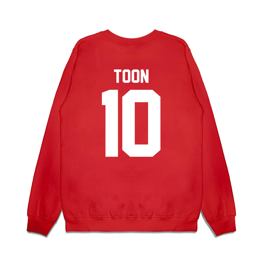 Houston - NCAA Football : Canon Toon - Vintage Helmet Premium Crewneck Sweatshirt-1