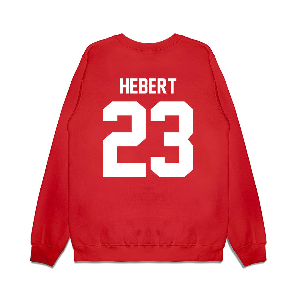 Houston - NCAA Football : John Hebert - Vintage Helmet Premium Crewneck Sweatshirt-1